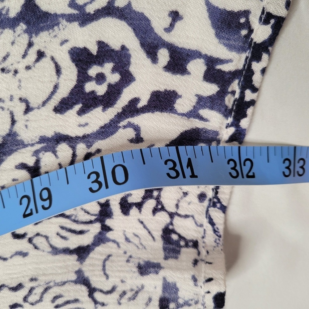 En Creme Black and Cream Floral Drape Cardigan - Picture 7 of 9
